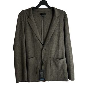 Kenneth Cole Mens Ribbed Knit Loose Fit Sportcoat size L MSRP $195